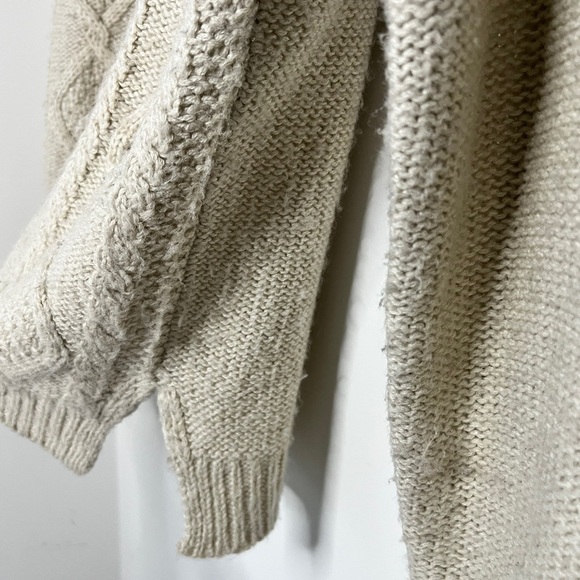 Le Temps Des Cerises Womens Colourblock Cable Knit Cozy Sweater Small - Picture 8 of 11